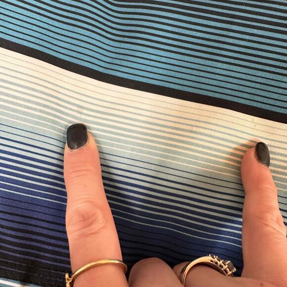 Hang Ten Men's Blue Striped Drawstring Board Shorts Size 34 - Picture 8 of 8